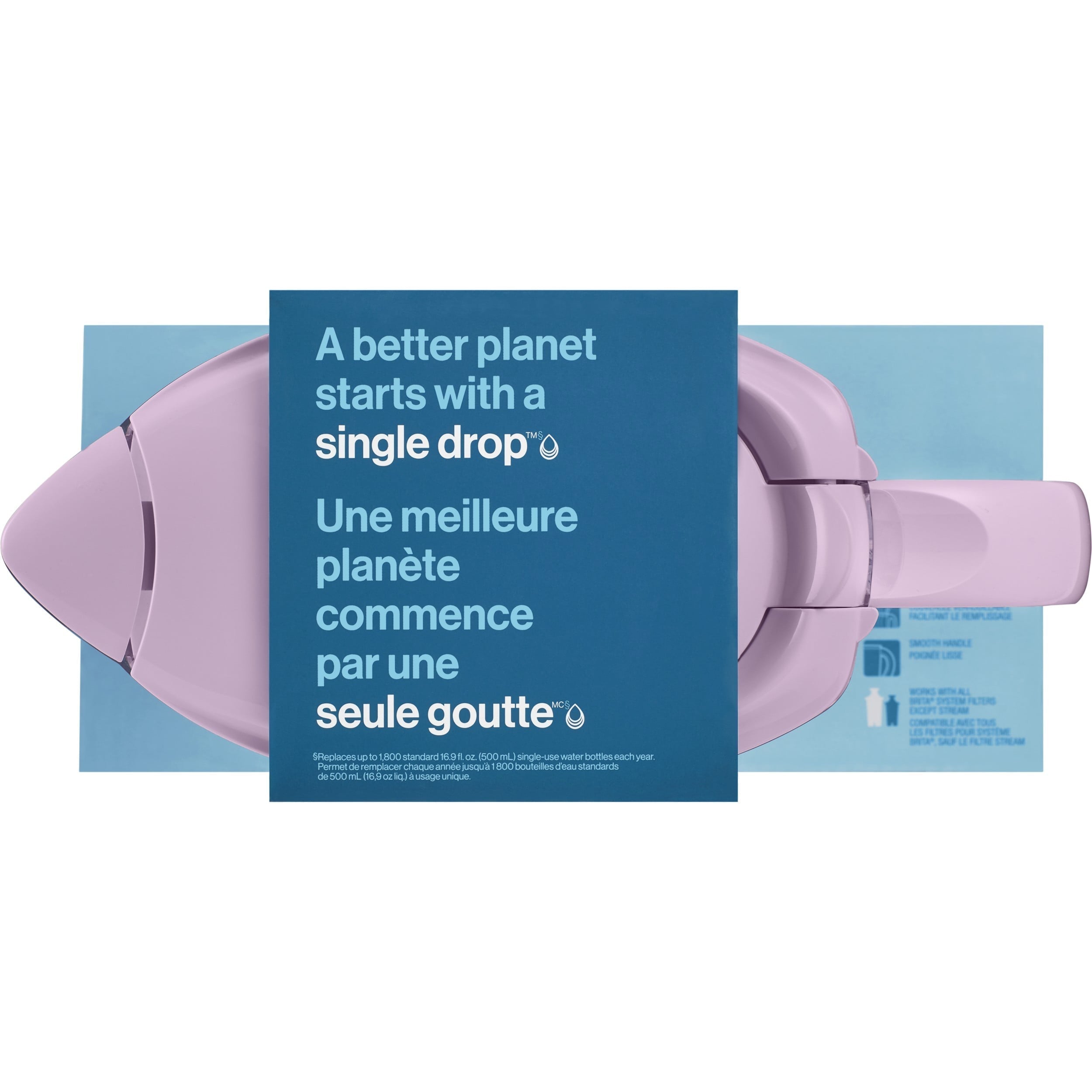 Brita Small 6 Cup Space Saver Water Filter Pitcher with 1 Standard Filter, Space Saver, Lilac , Purple - Brita - Nimbus Distributors - wholesale and distributors in United States Brita Small 6 Cup Space Saver Water Filter Pitcher with 1 Standard Filter, Space Saver, Lilac , Purple - Brita - Nimbus Distributors - wholesale and distributors in United States